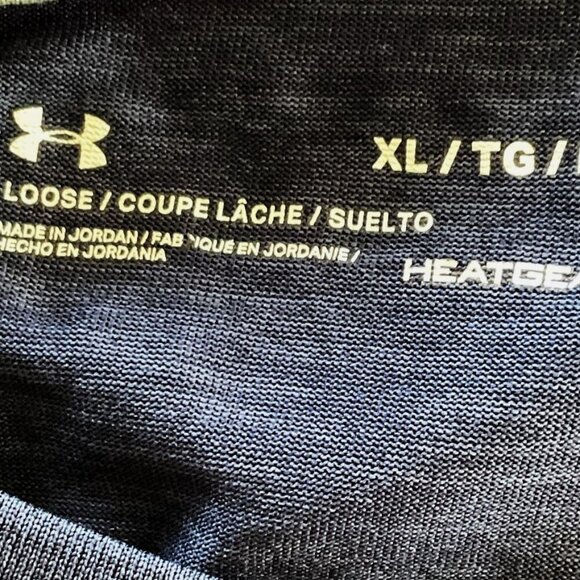 UNDER ARMOUR LOOSE FIT HEAT GEAR SHIRT NAVY XL - Picture 9 of 9